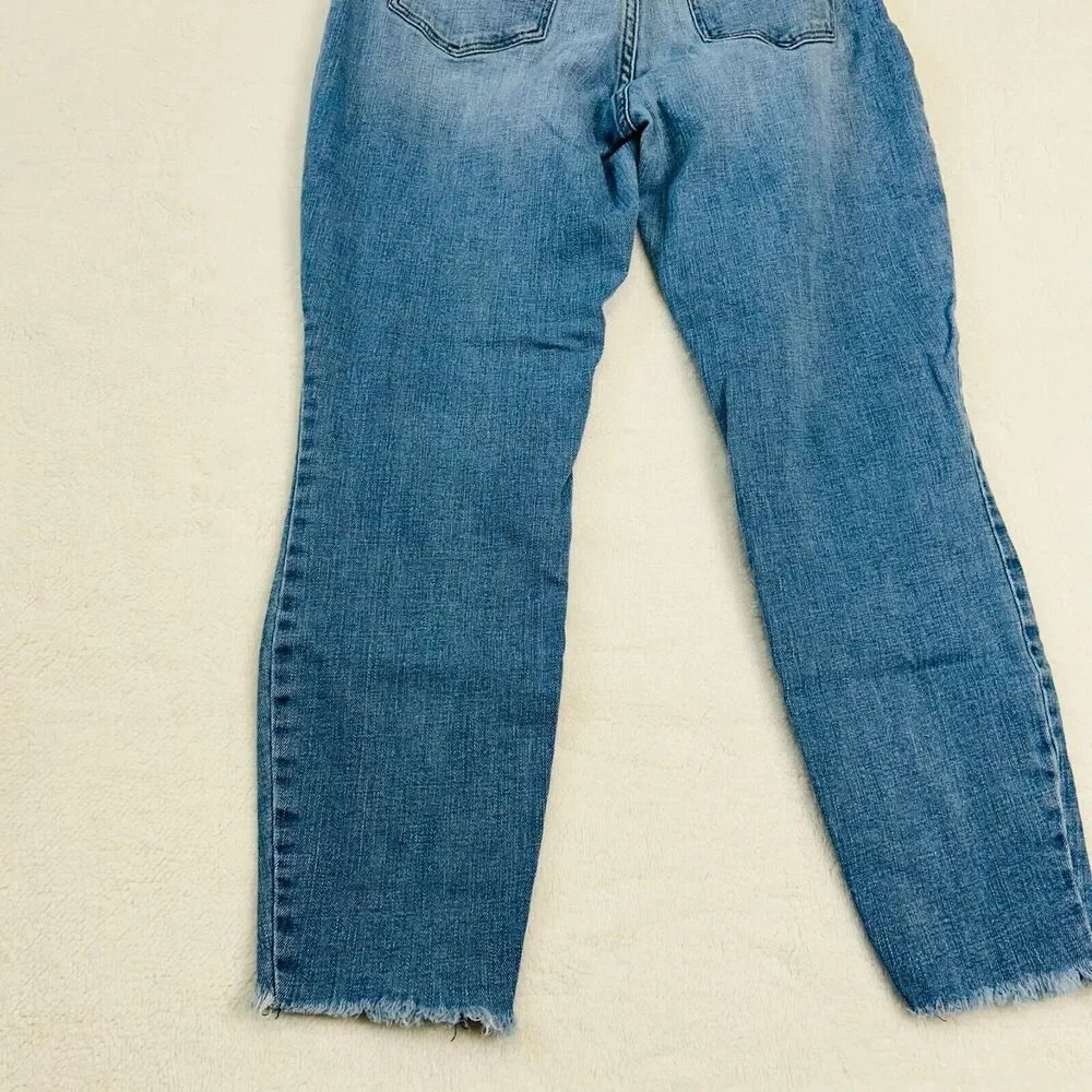 Lucky Brand Straight Ankle Crop Jeans 8/29 Mid Rise Dark Wash Denim - Picture 12 of 16